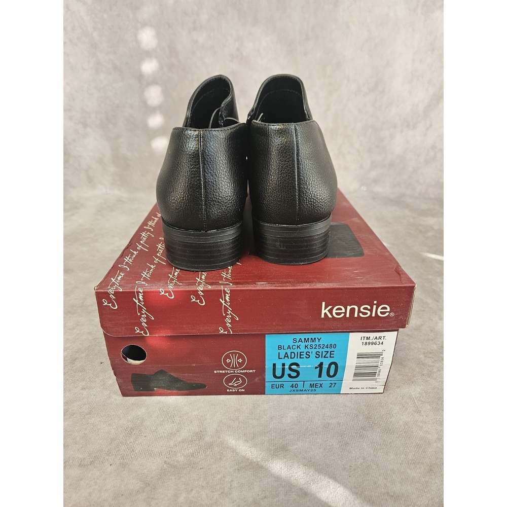 Kensie Women's Sammy Black Ankle Boots Bootie Size 10 - Picture 5 of 7